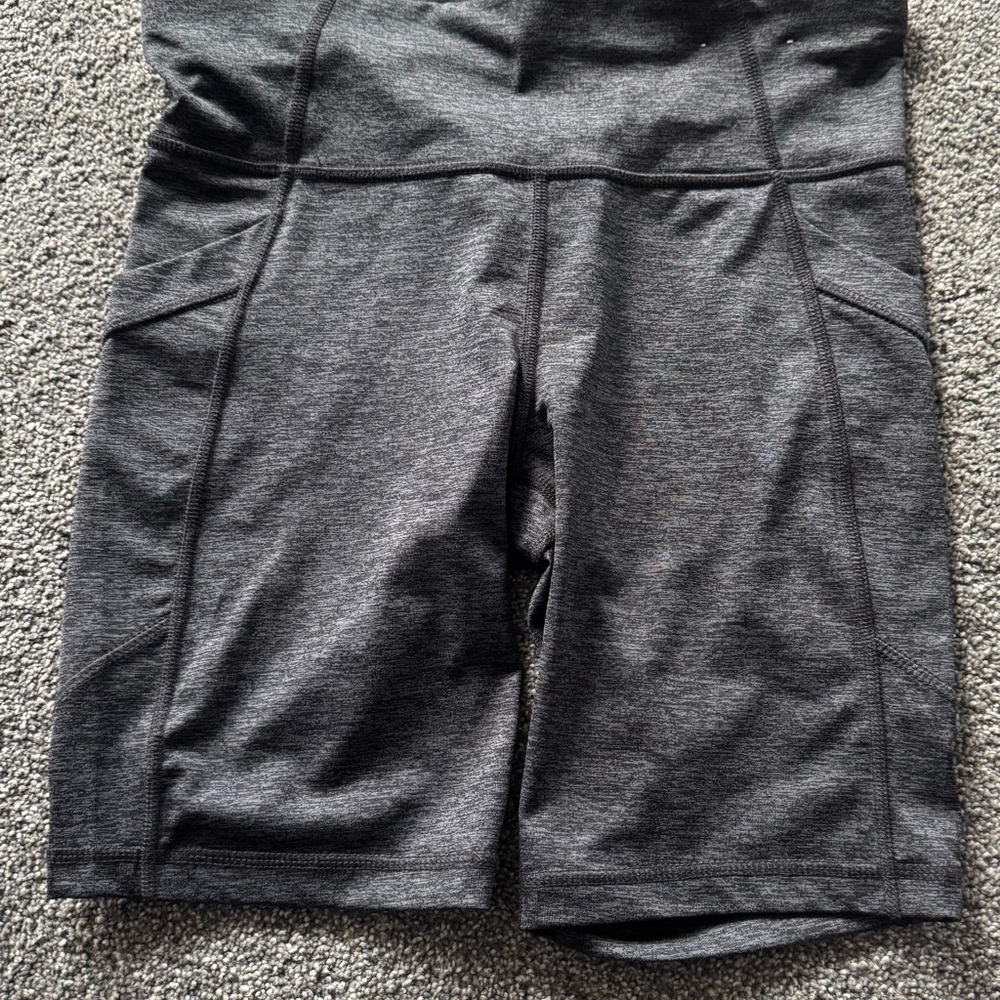Xersion Gray Bike Shorts Stretchy Moisture-Wicking